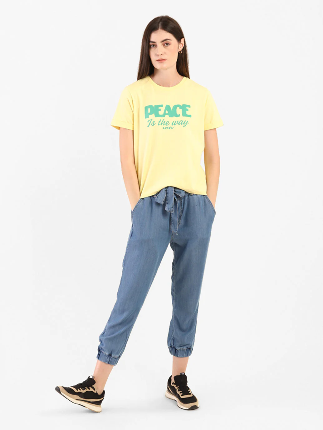 Women's High Rise Regular Fit Joggers - Image 7