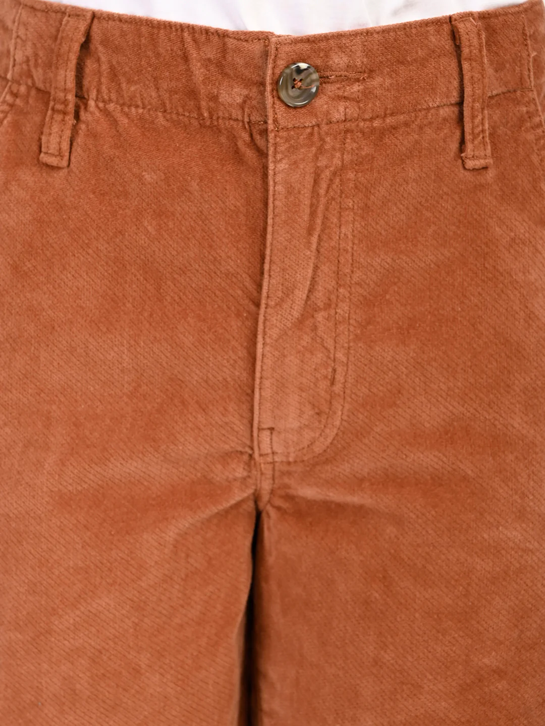 Women's Brown Loose Fit High Rise Trousers - Image 3