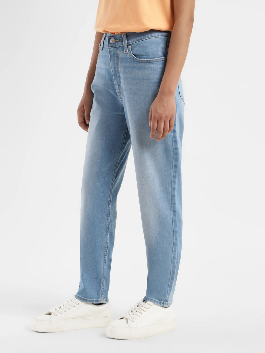 Women's Blue Mom Loose Fit High Rise Jeans - Image 5