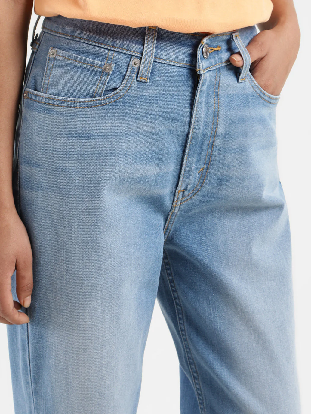 Women's Blue Mom Loose Fit High Rise Jeans - Image 7