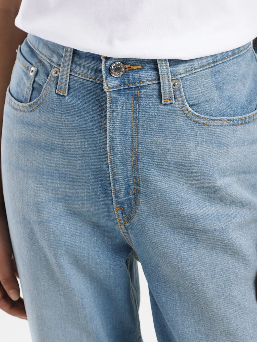 Women's Blue Mom Loose Fit High Rise Jeans - Image 7