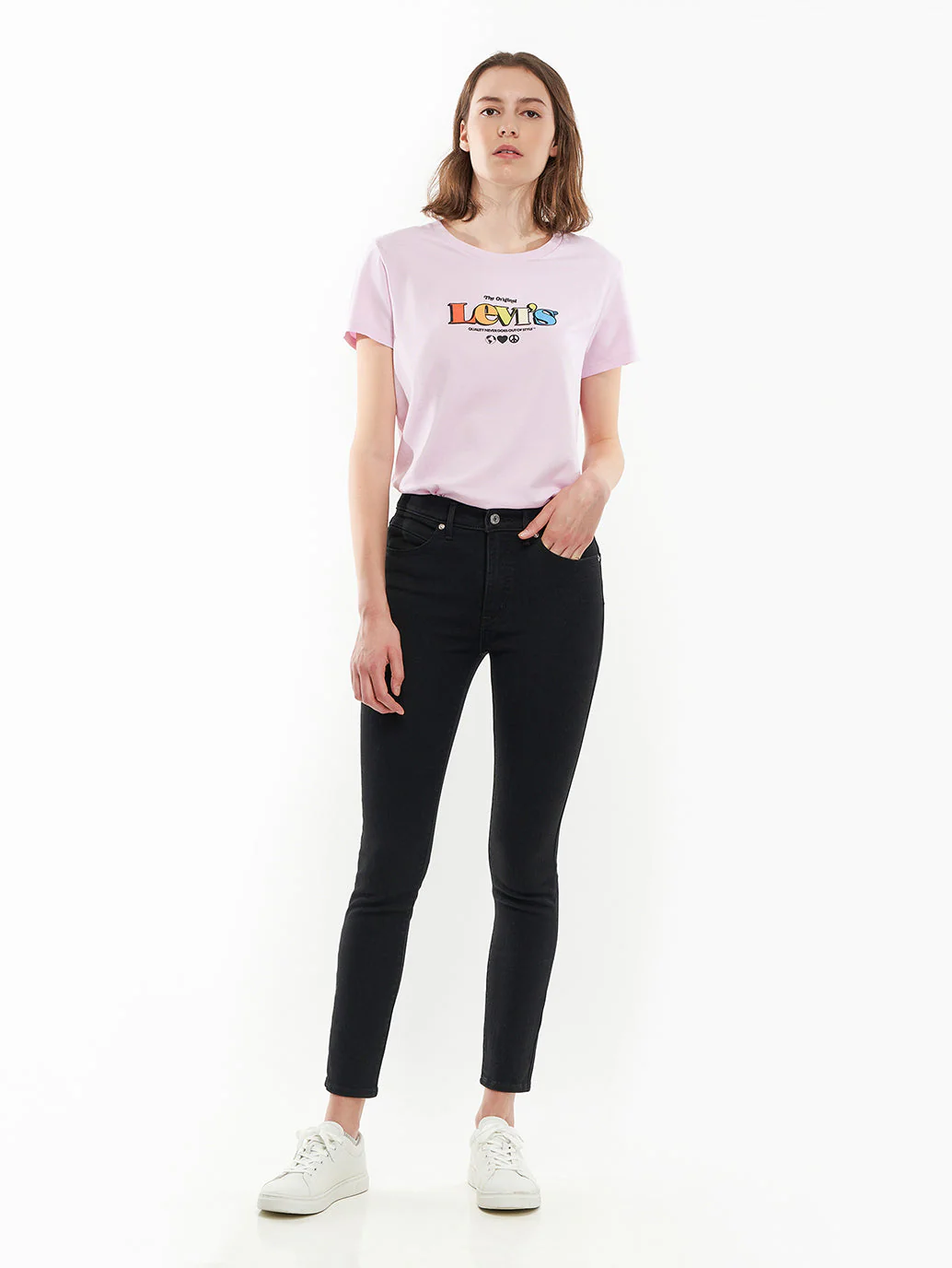 Women's Black Revel Shaping Skinny Fit High Rise Jeans