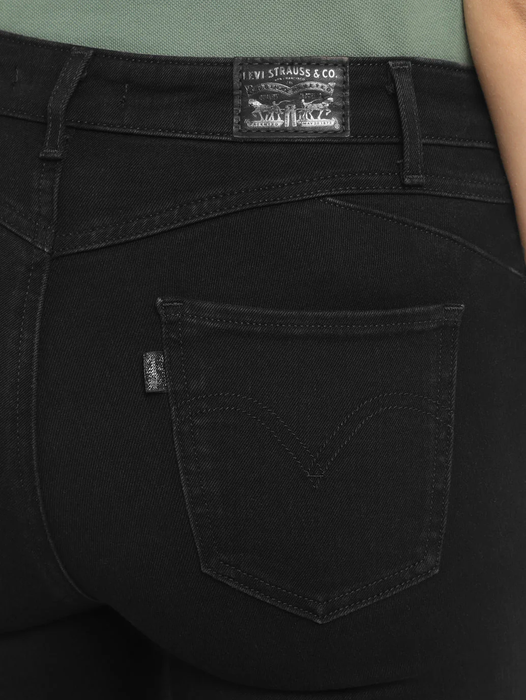Women's Black Revel Shaping Skinny Fit High Rise Jeans - Image 6