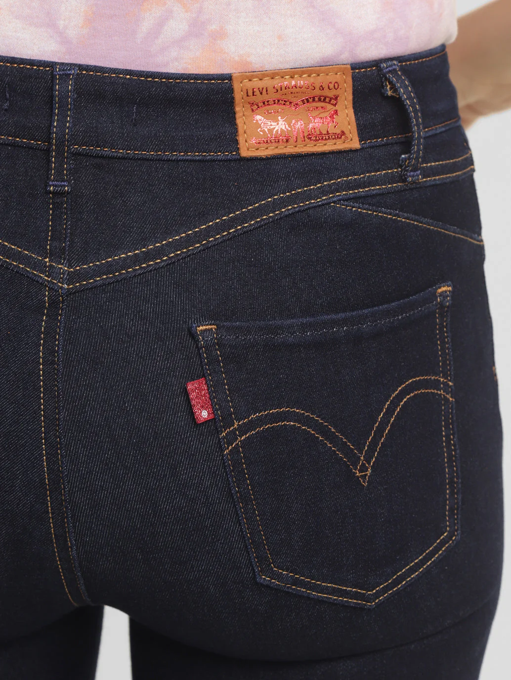 Women's Blue Skinny Fit High Rise Jeans - Image 5
