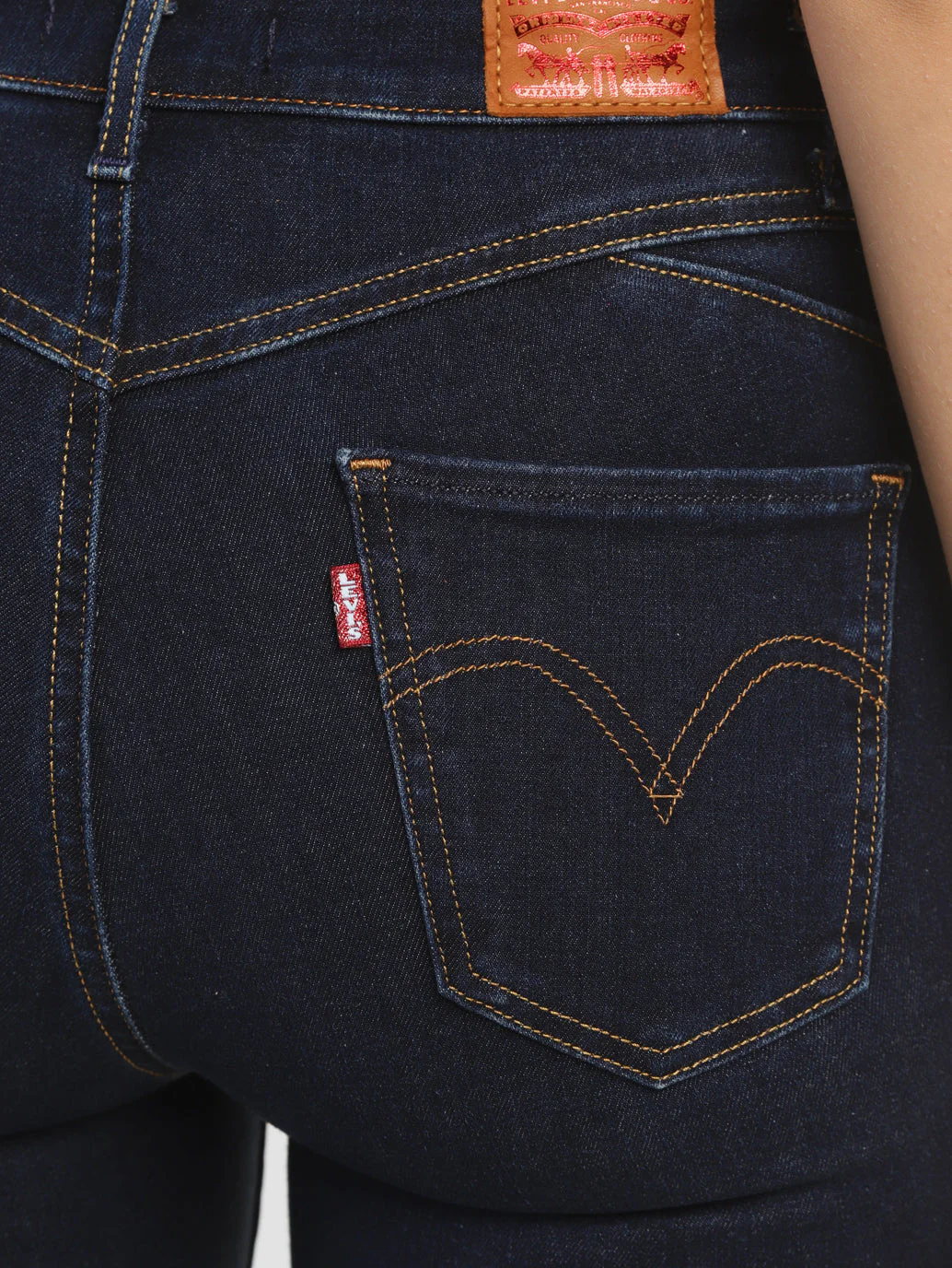 Women's Navy Blue Revel Shaping Skinny Fit High Rise Jeans - Image 6