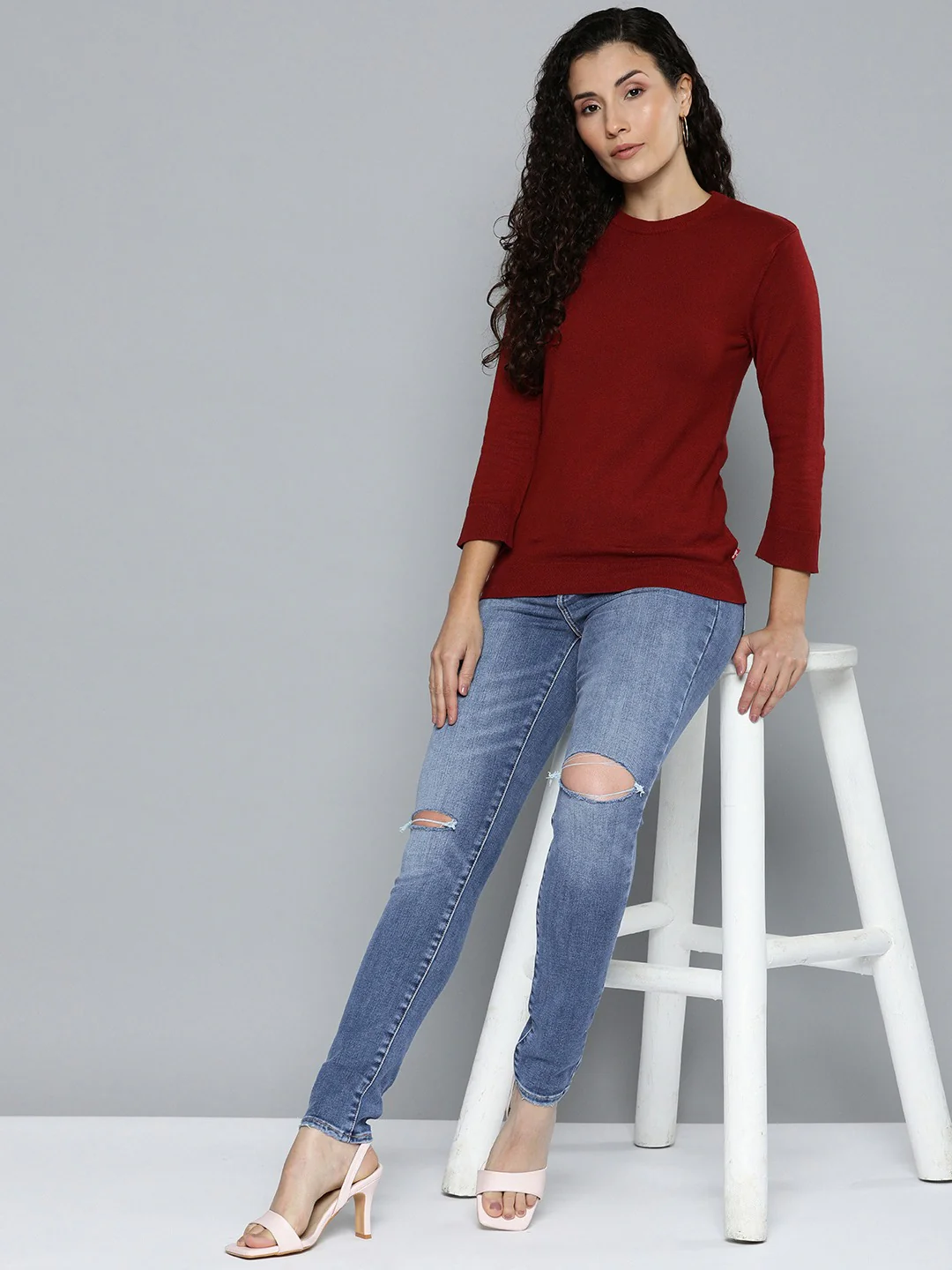 Women's 311 Blue Revel Shaping Skinny Fit High Rise Jeans - Image 4
