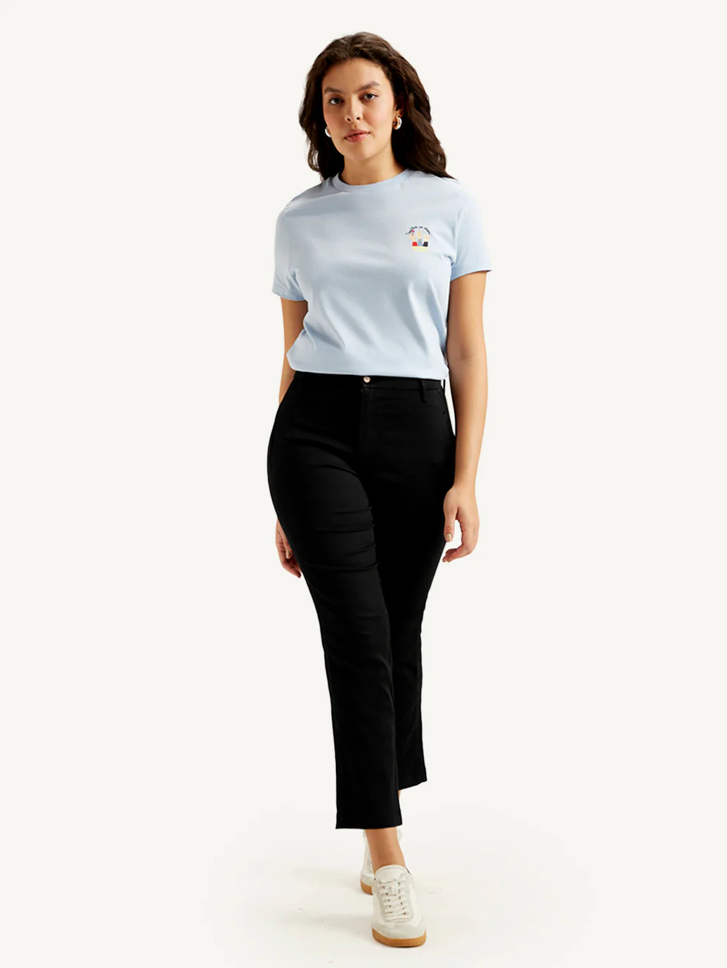 Women's Redloop Black Wedgie Straight Fit High Rise Jeans - Image 2