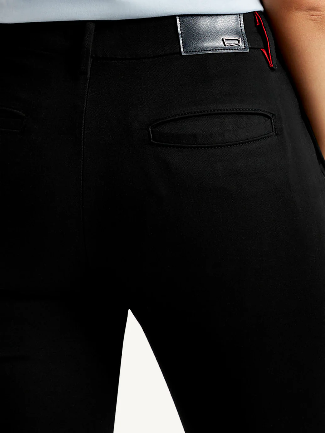 Women's Redloop Black Wedgie Straight Fit High Rise Jeans - Image 4