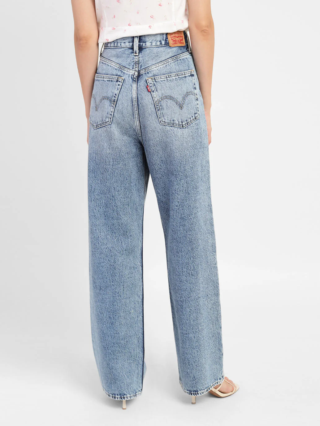 Women's 80s Mom Blue Loose Fit High Rise Jeans - Image 3