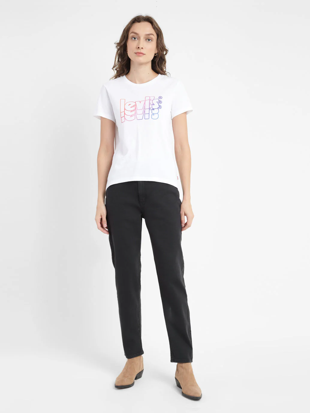 Women's 80s Mom Black Loose Fit High Rise Jeans - Image 7