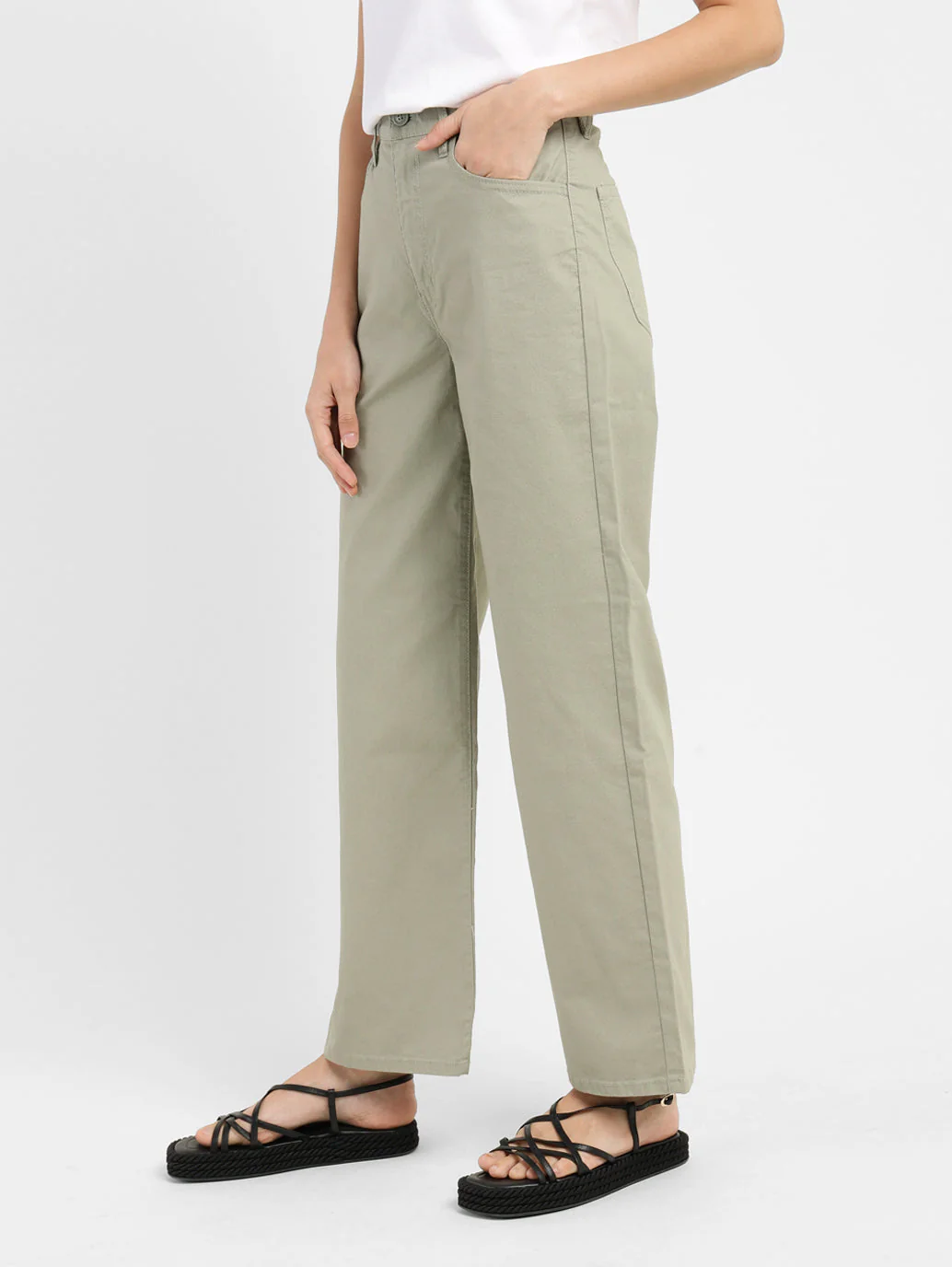 Women's High-Waisted Trousers - Image 3