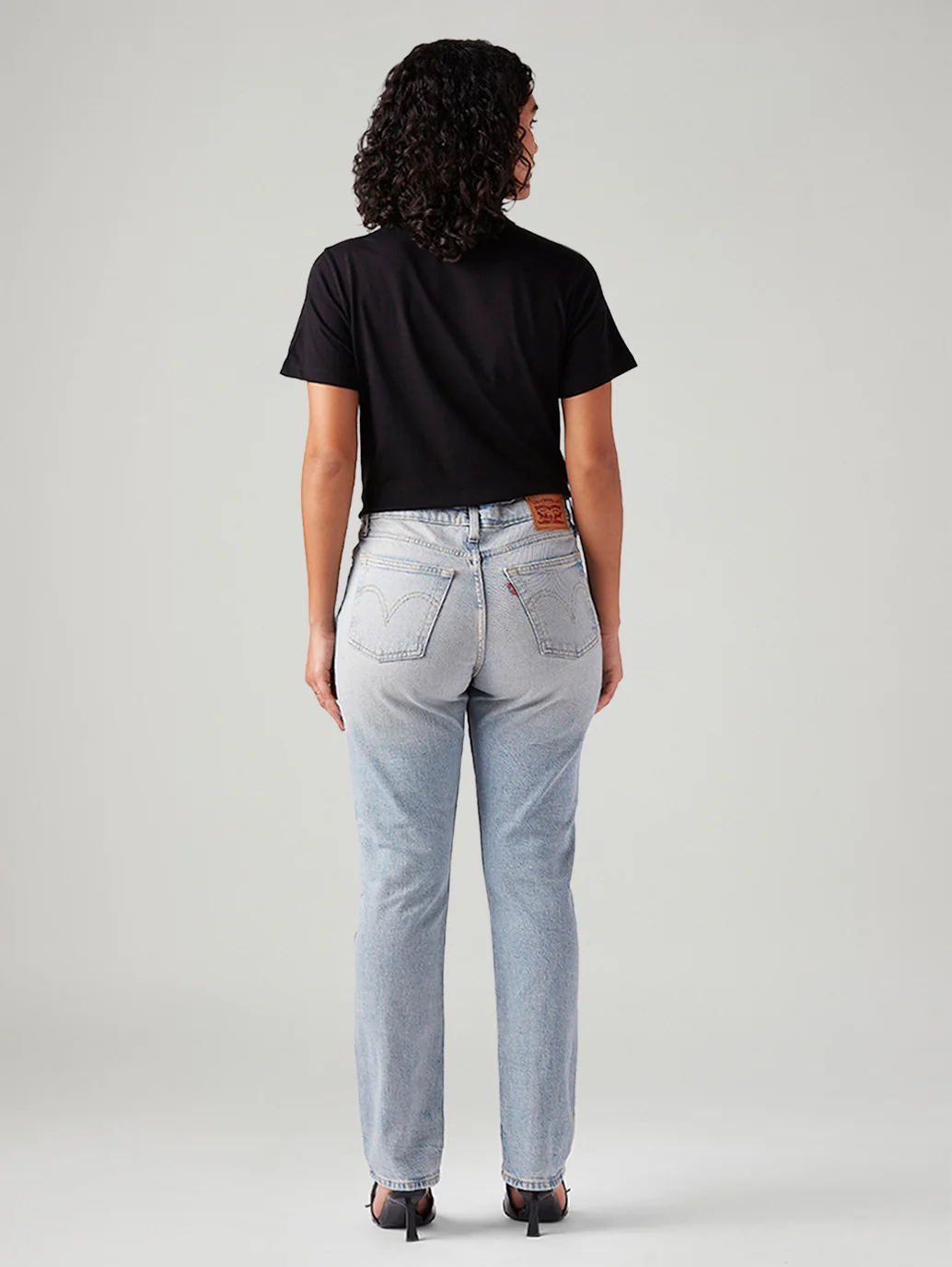 Women's Light Blue Wedgie Slim Fit Mid Rise Jeans - Image 4