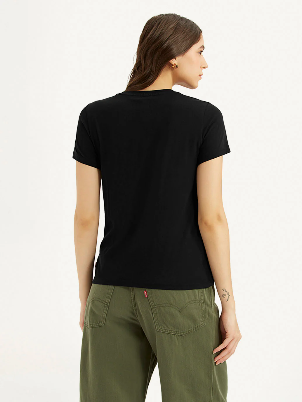 Women's Brand Logo Crew Neck T-shirt - Image 3
