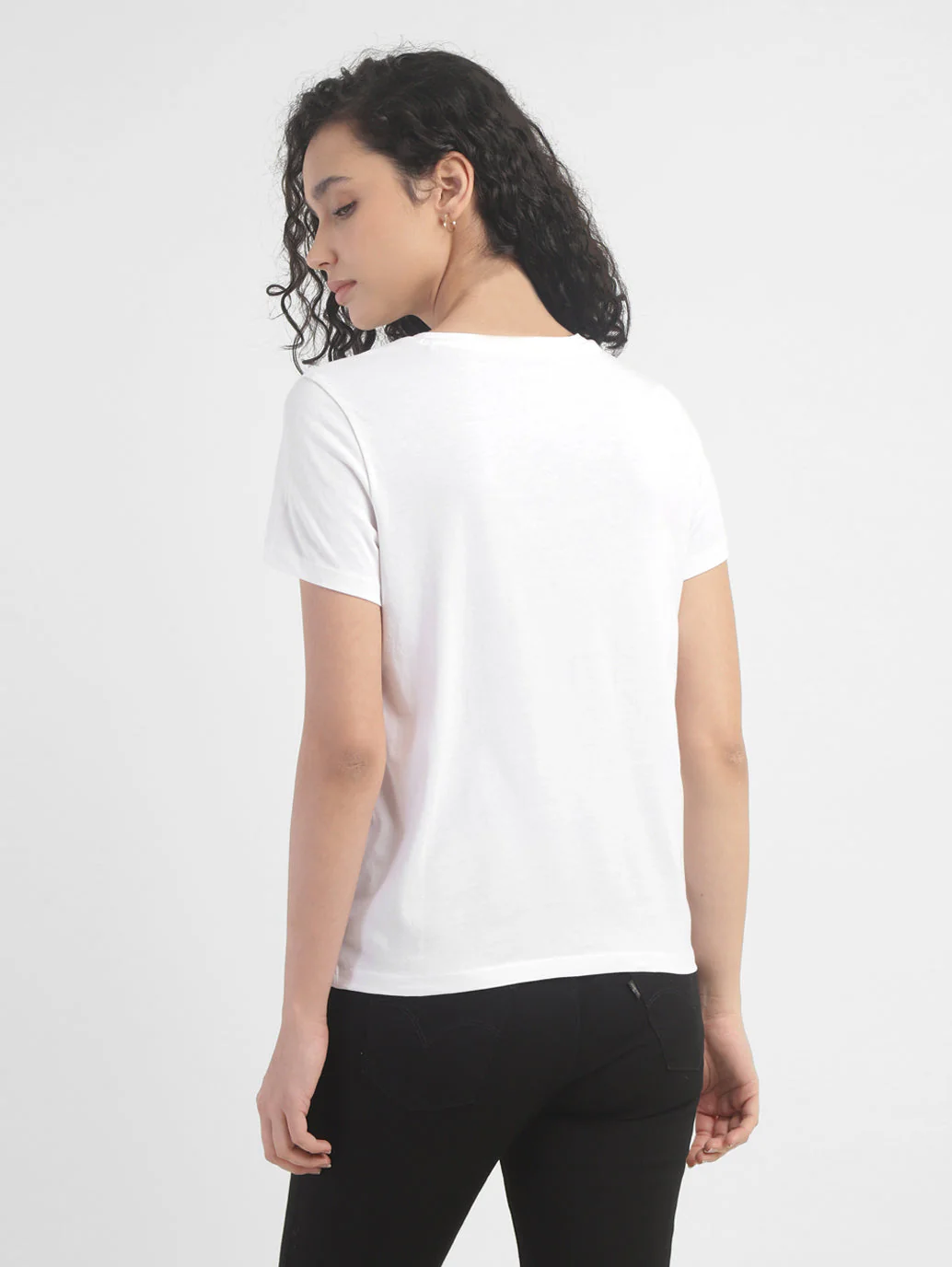 Women's Brand Logo Crew Neck T-shirt - Image 3
