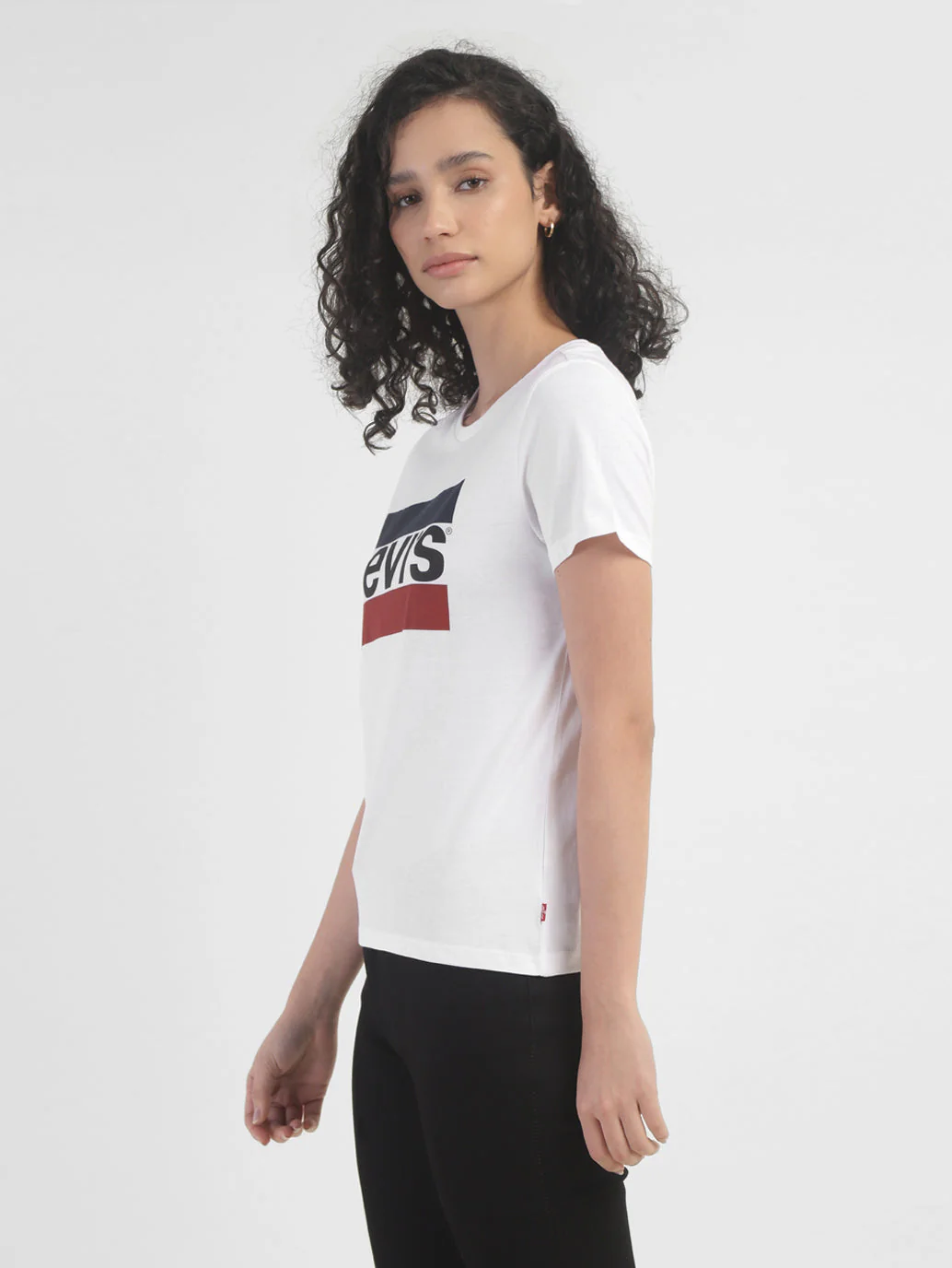 Women's Brand Logo Crew Neck T-shirt - Image 4