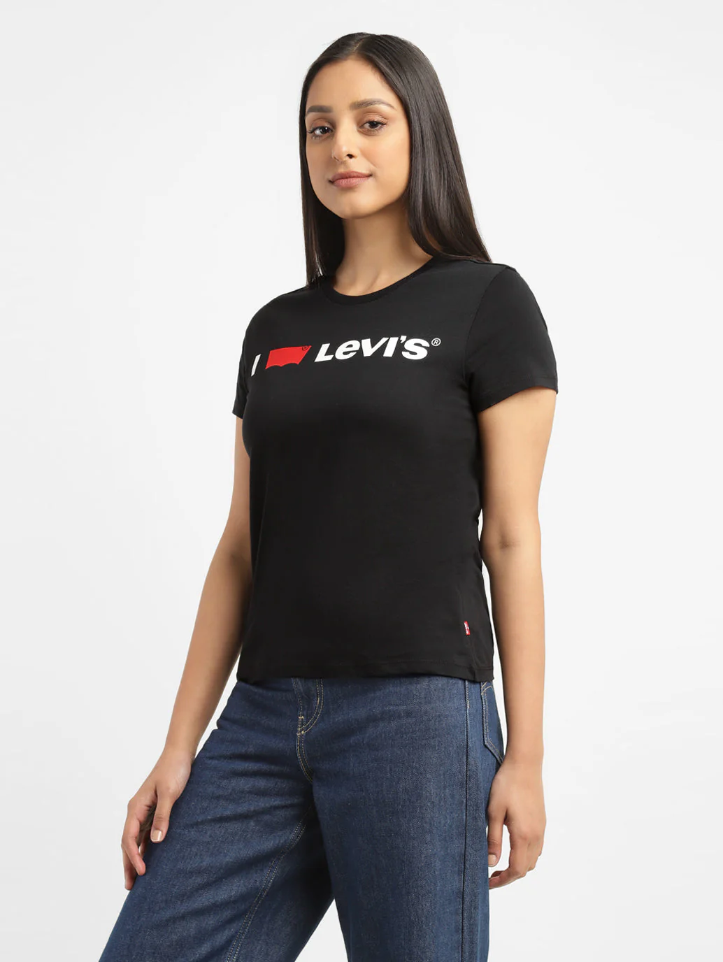 Women's Brand Logo Regular Fit T-shirt - Image 4