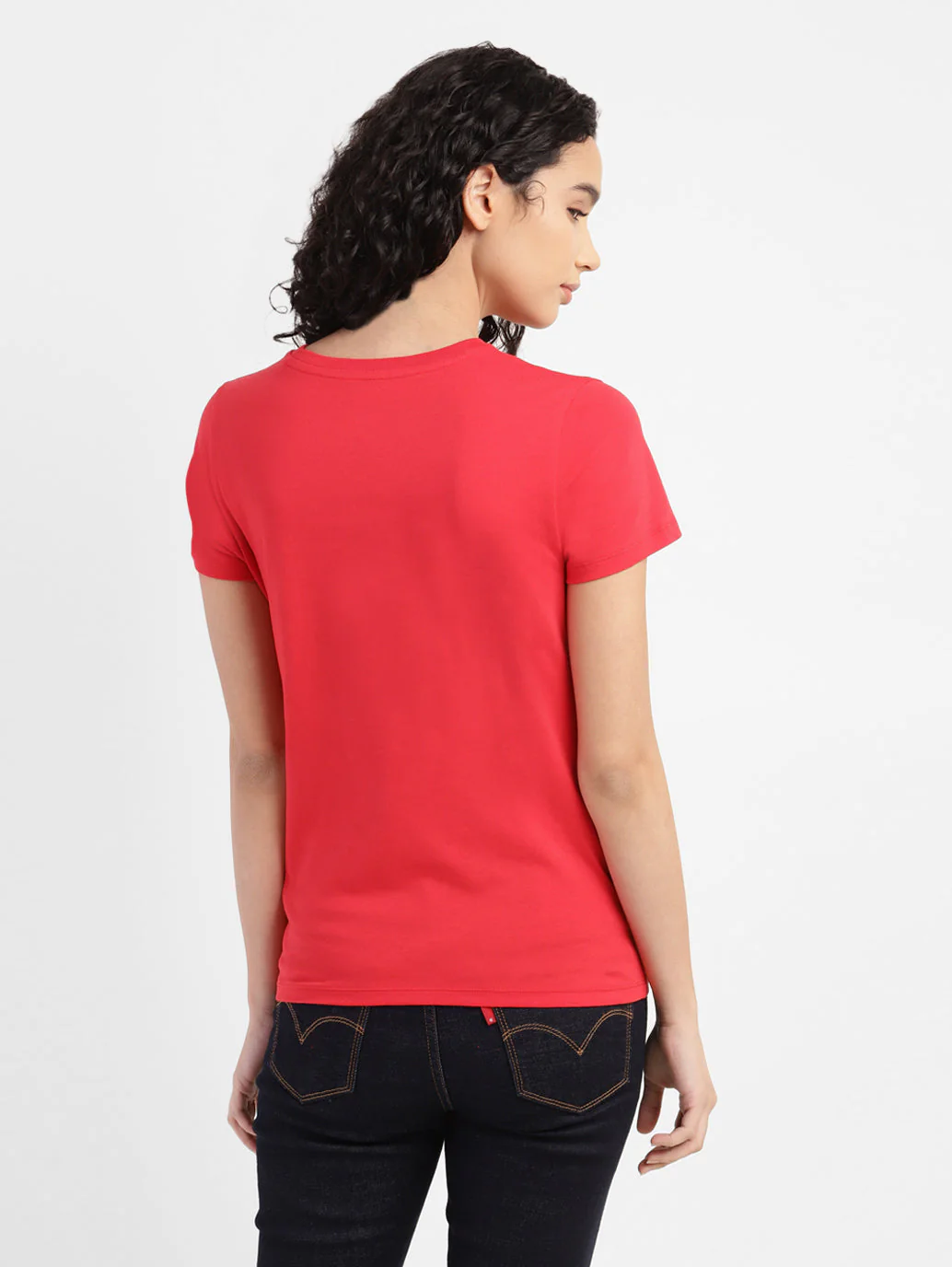 Women's Brand Logo Round Neck T-shirt - Image 3