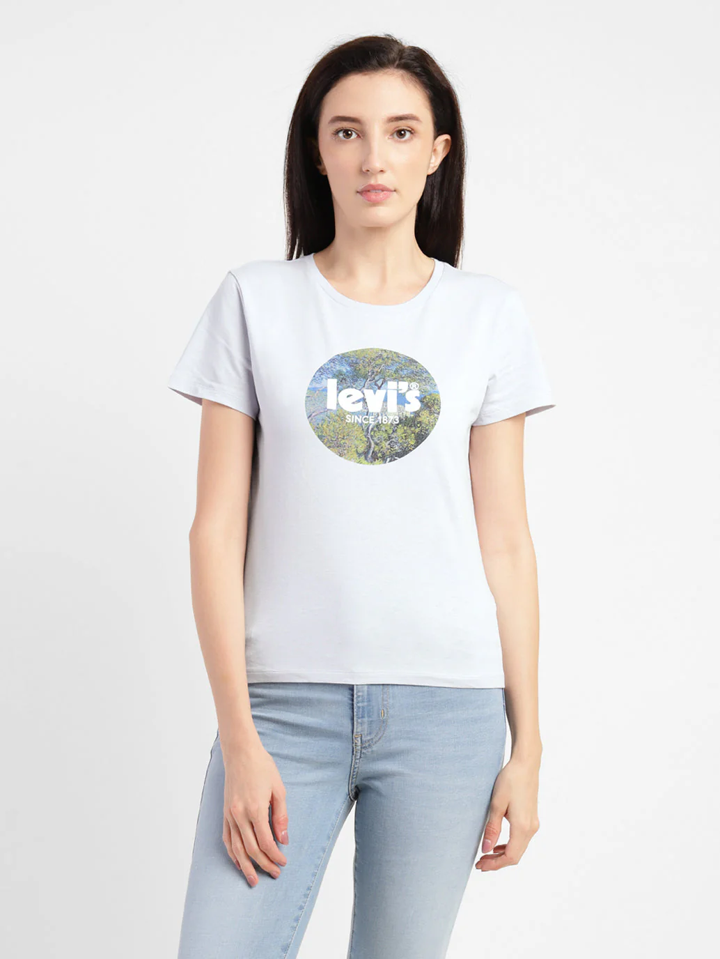 Women's Graphic Crew Neck T-shirt - Image 2