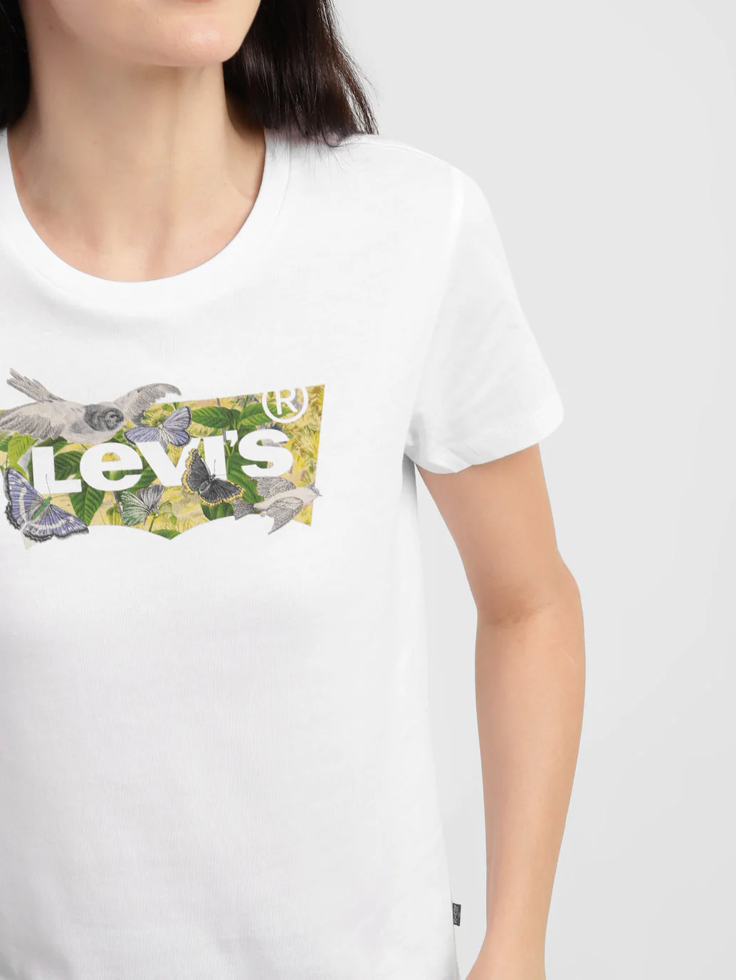 Women's Brand Logo Crew Neck T-shirt - Image 5