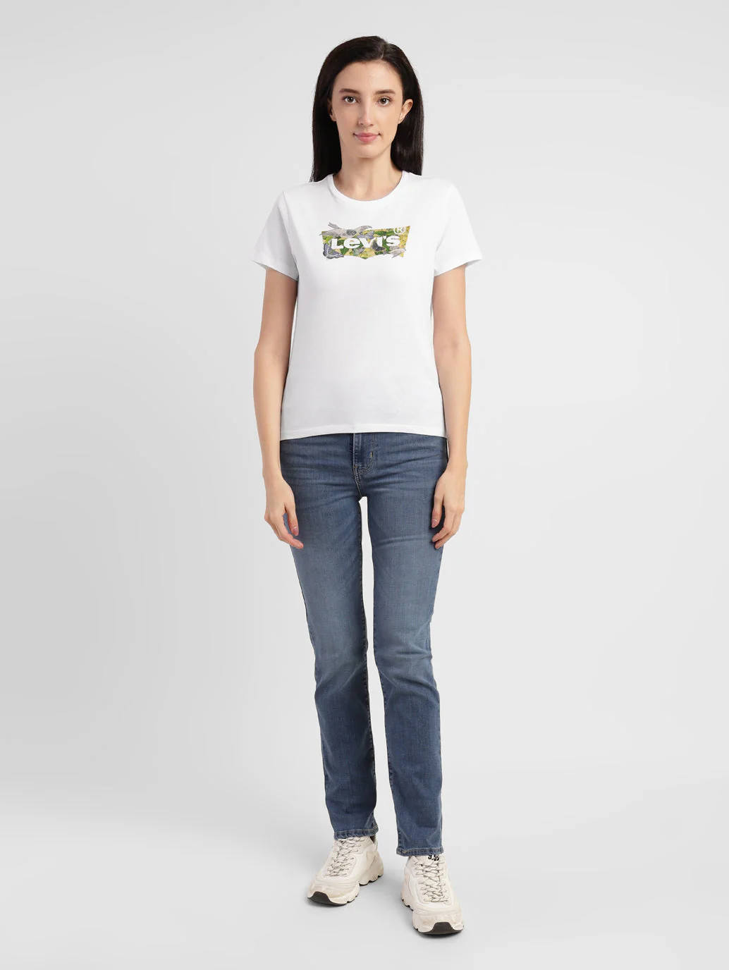 Women's Brand Logo Crew Neck T-shirt - Image 6