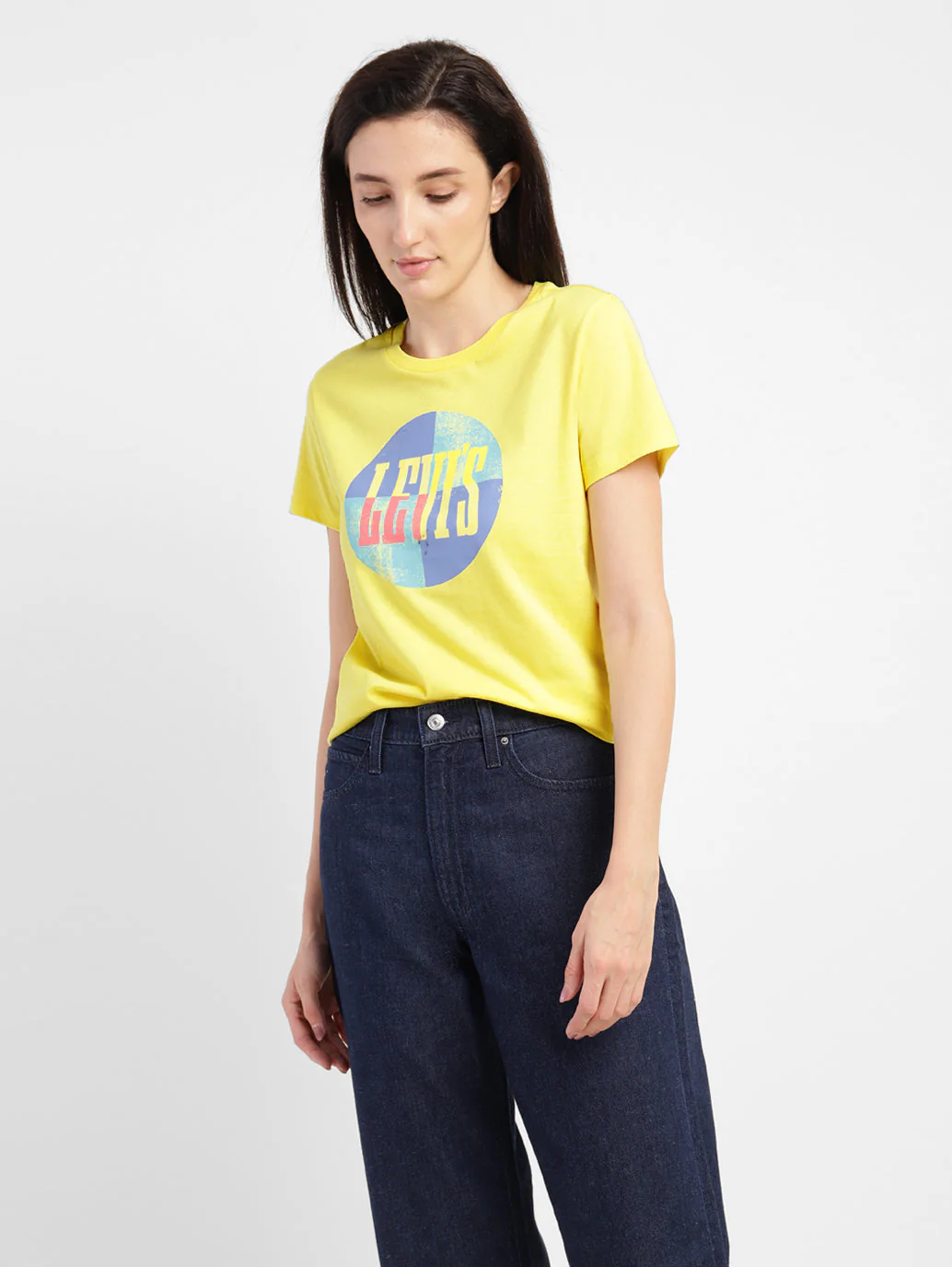 Women's Graphic Print Round Neck T-shirt - Image 2