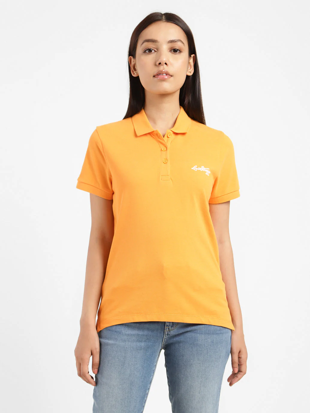 Women's Solid Polo T-shirt - Image 4