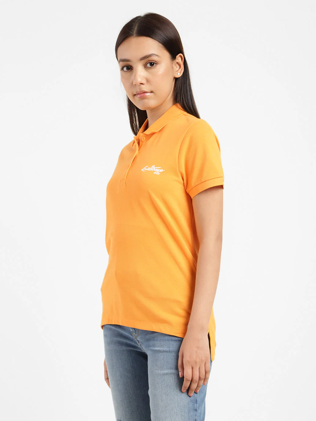 Women's Solid Polo T-shirt - Image 6