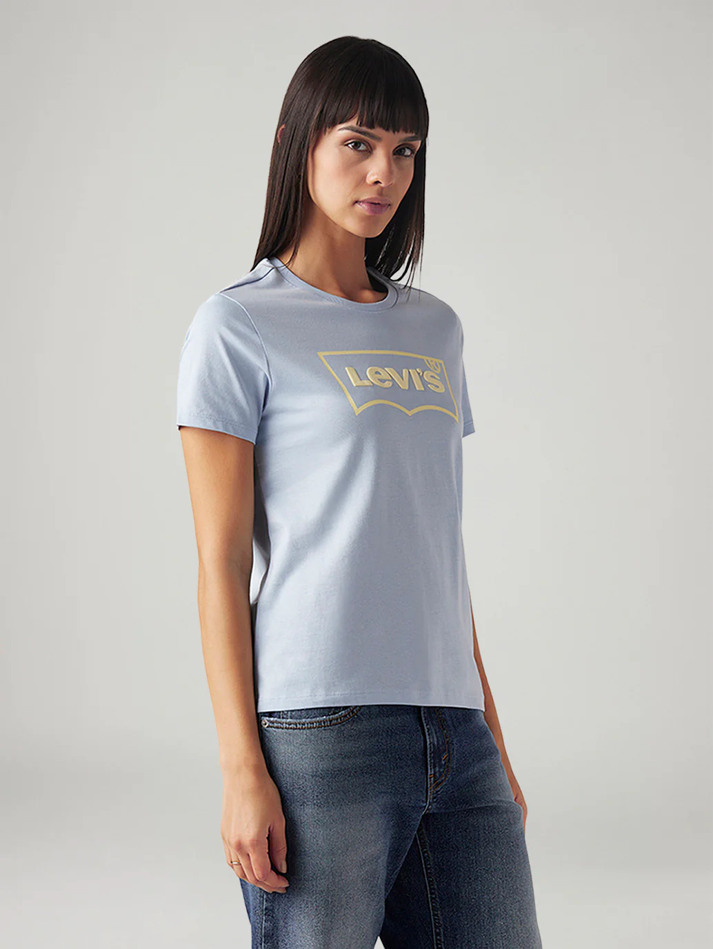 Women's Logo Printed Regular Fit T-Shirt - Image 3