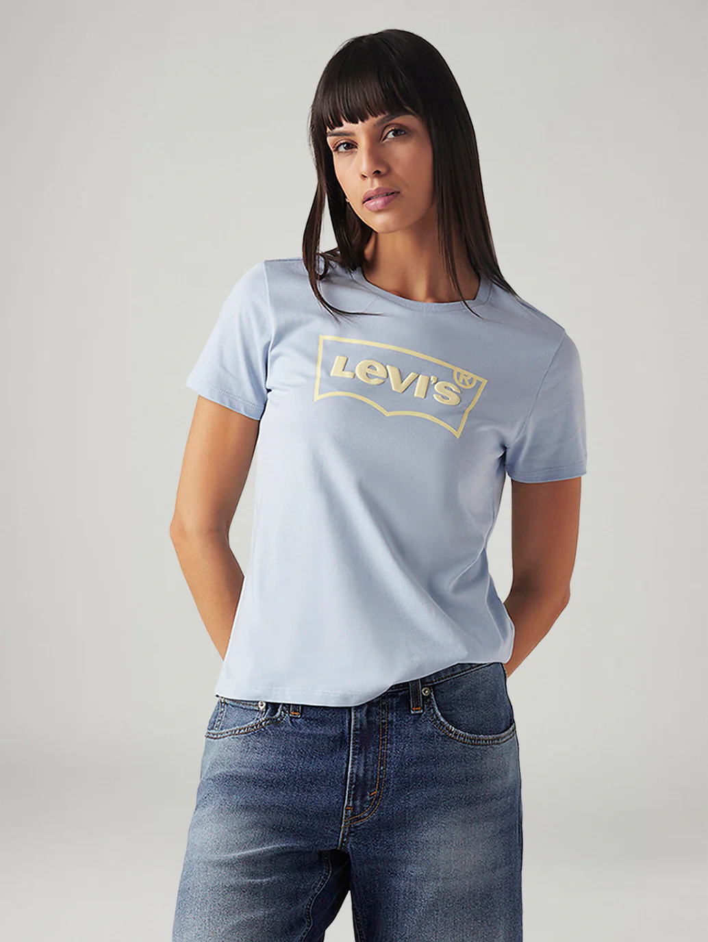 Women's Logo Printed Regular Fit T-Shirt - Image 5