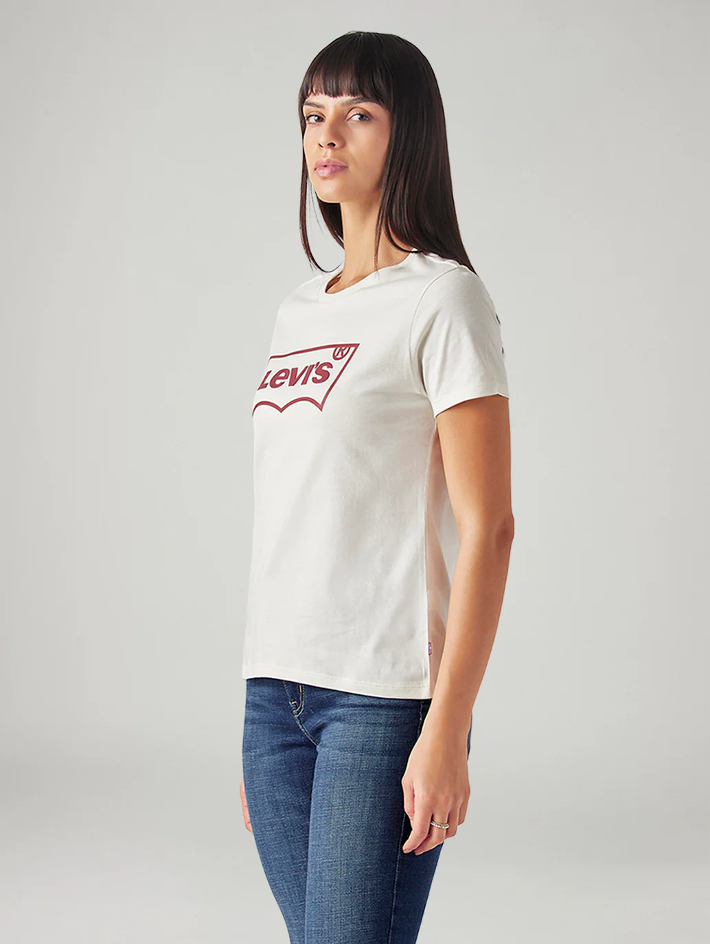 Women's Logo Printed Regular Fit T-Shirt - Image 5