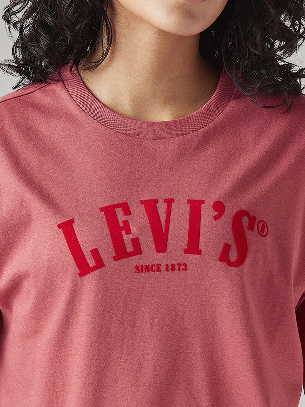 Women's Logo Printed Relaxed Fit T-Shirt - Image 4