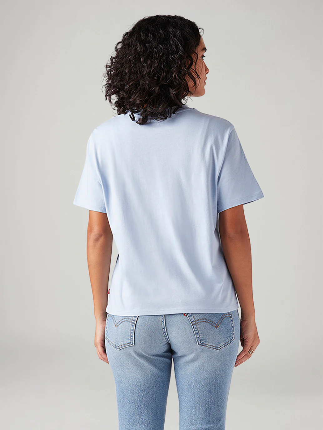 Women's Logo Printed Relaxed Fit T-Shirt - Image 3