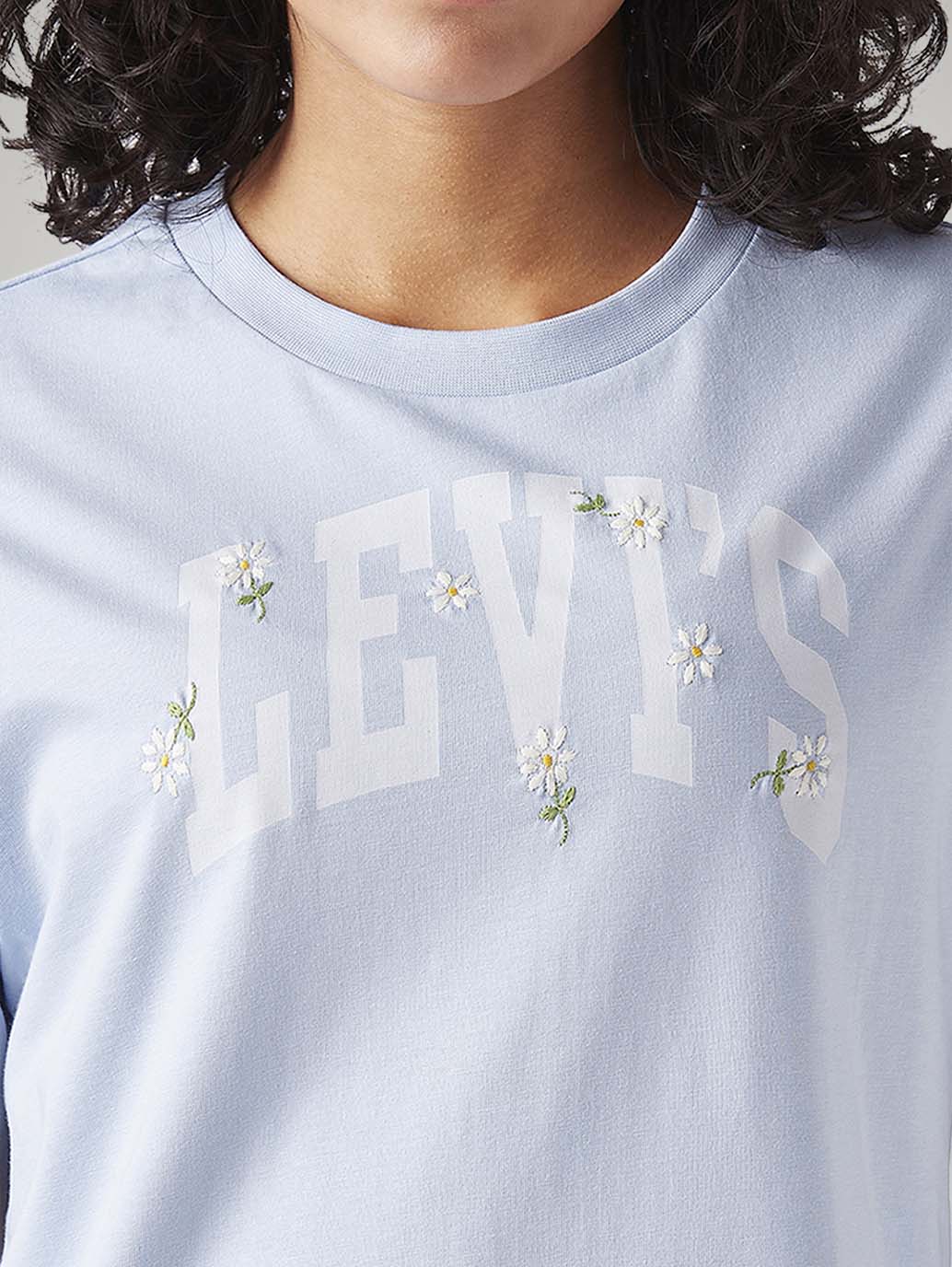 Women's Logo Printed Relaxed Fit T-Shirt - Image 4