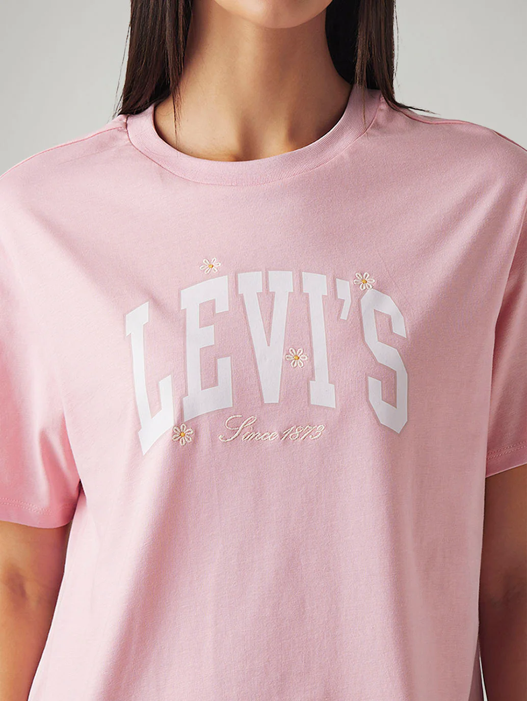 Women's Logo Printed Relaxed Fit T-Shirt - Image 4