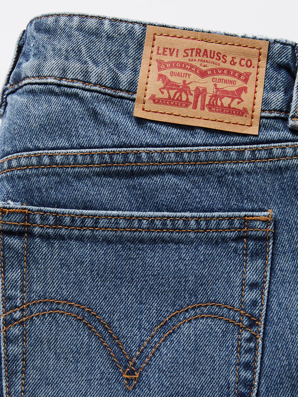 Women's Blue Loose Fit Low Rise Jeans - Image 5