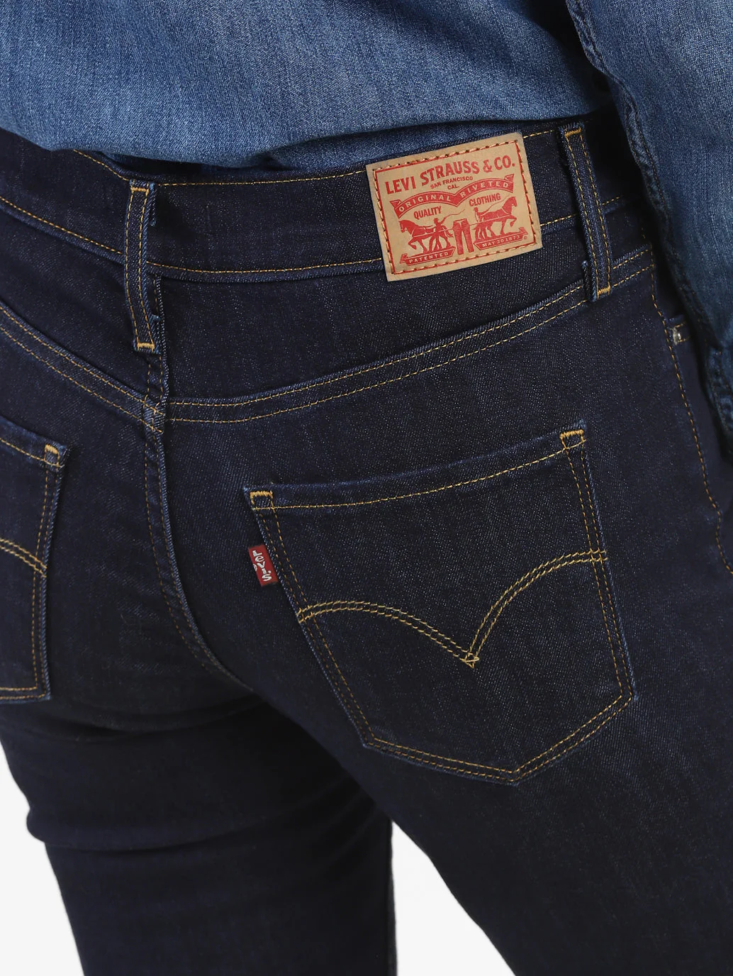 Women's 311 Blue Skinny Fit Mid Rise Jeans - Image 5