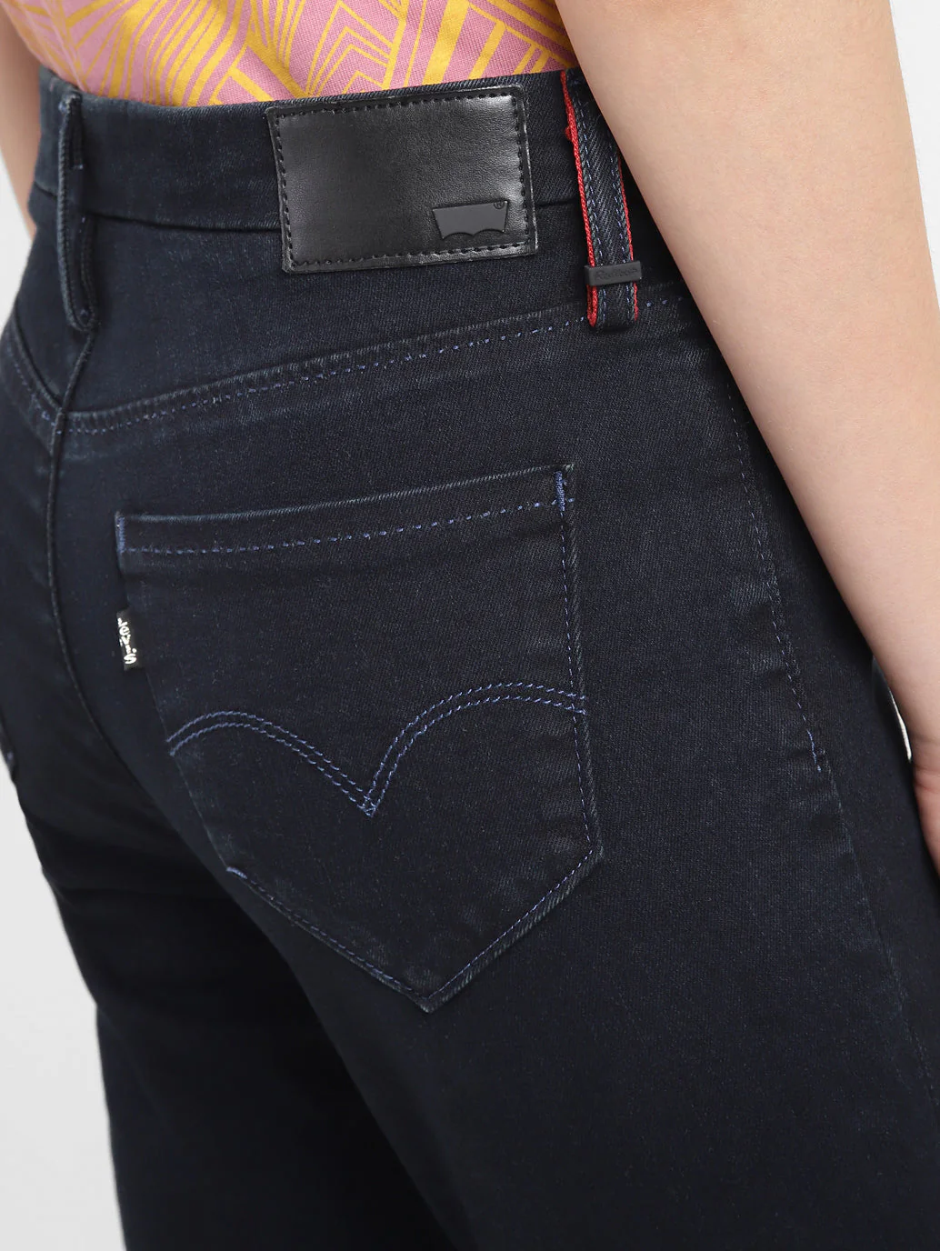 Women's 311 Black Skinny Fit Mid Rise Jeans - Image 6