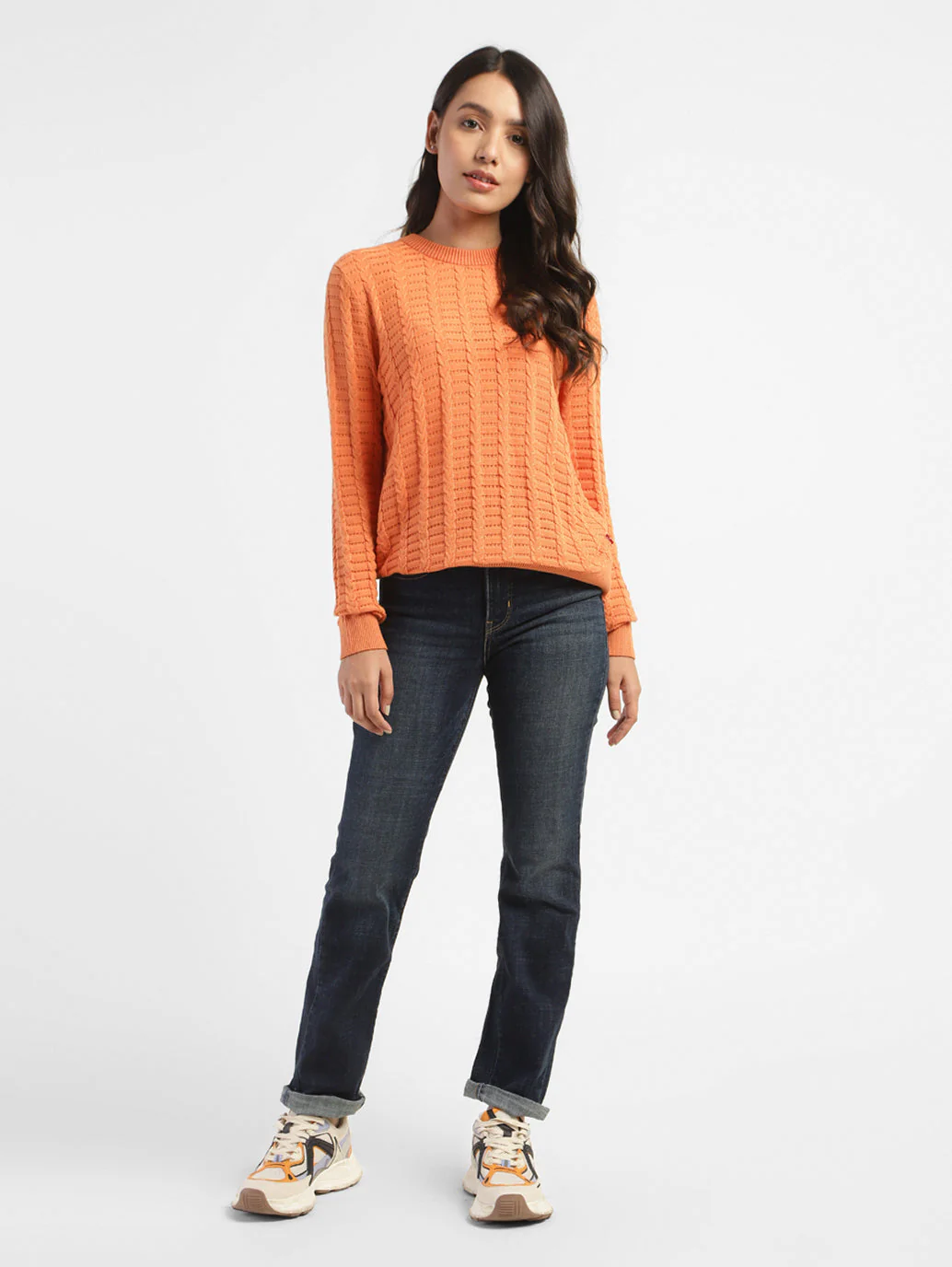 Women's 312 Blue Straight Fit Mid Rise Jeans - Image 5