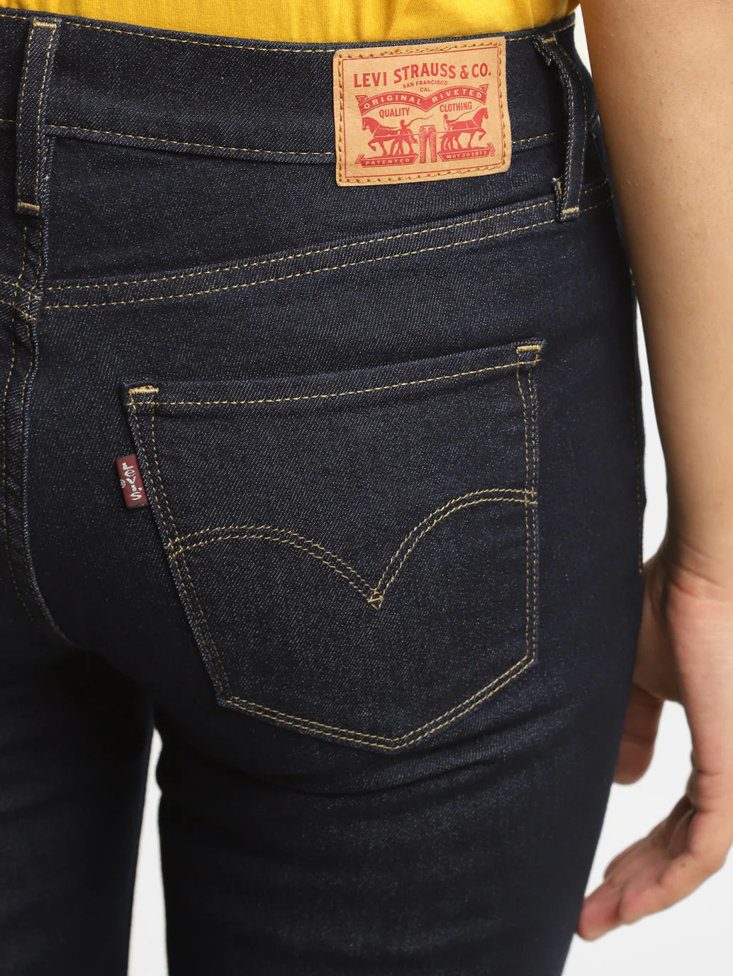 Women's 312 Indigo Straight Fit Mid Rise Jeans - Image 7