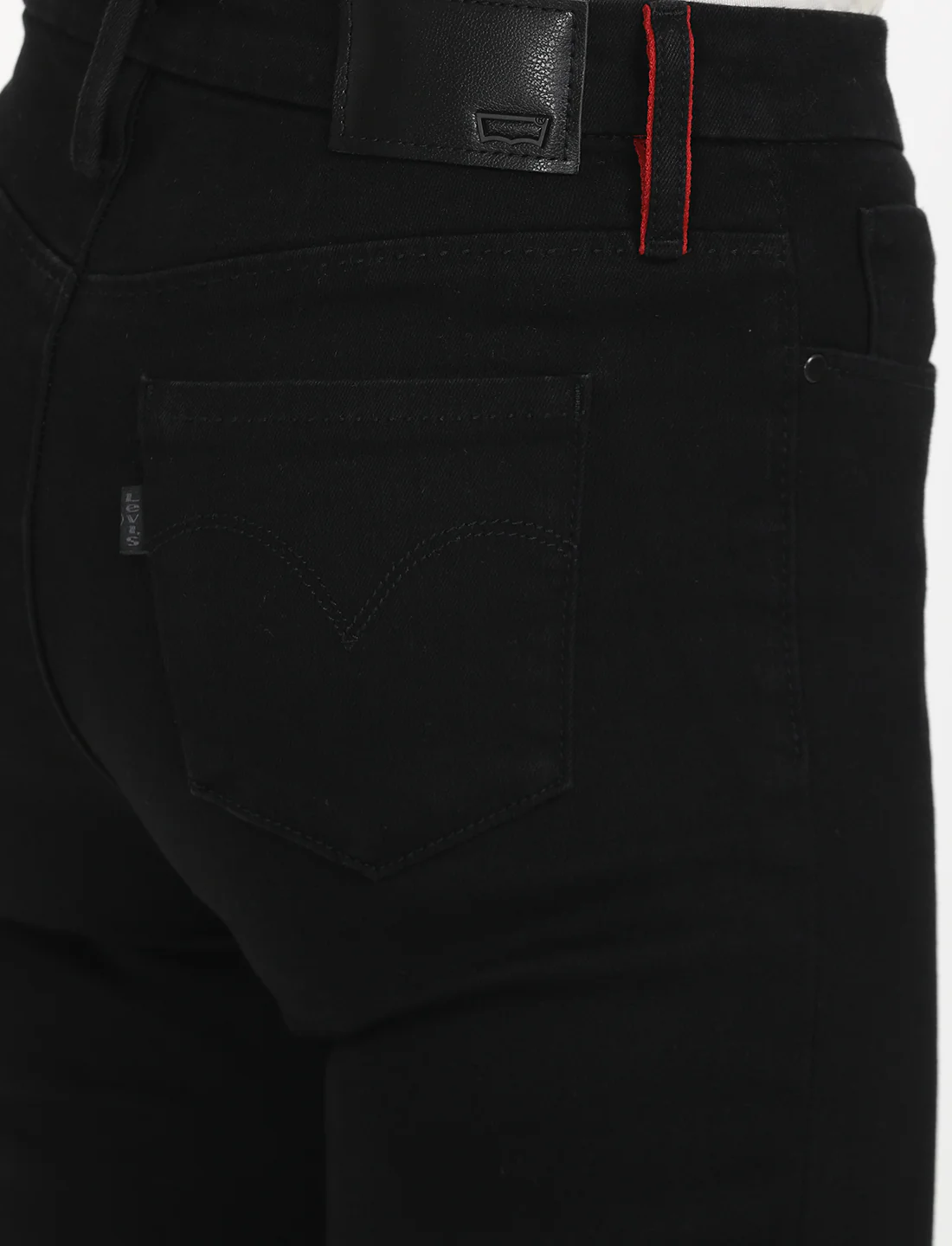 Women's Redloop 314 Black Straight Fit Mid Rise Jeans - Image 6