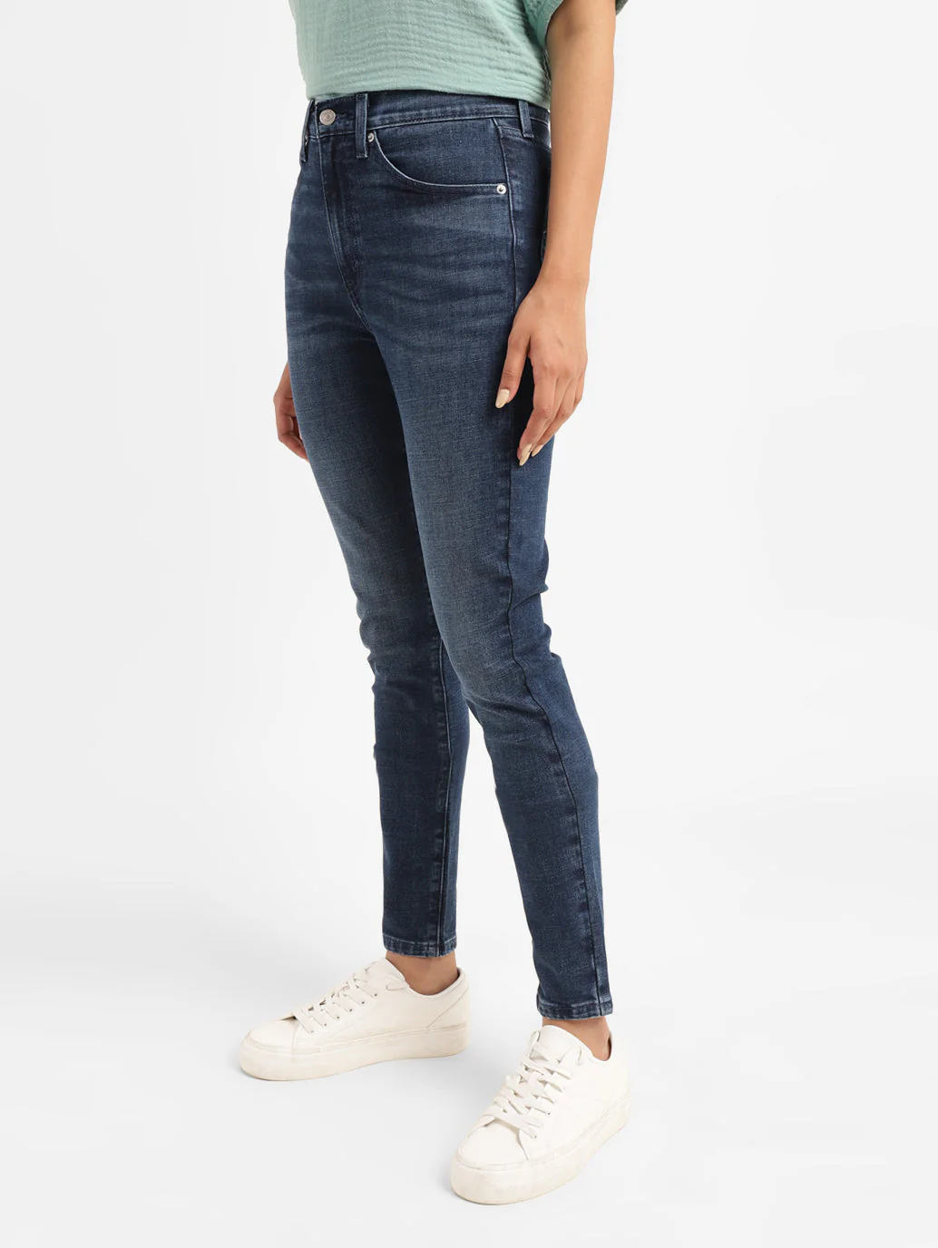 Women's 314 Blue Straight Fit Mid Rise Jeans - Image 5