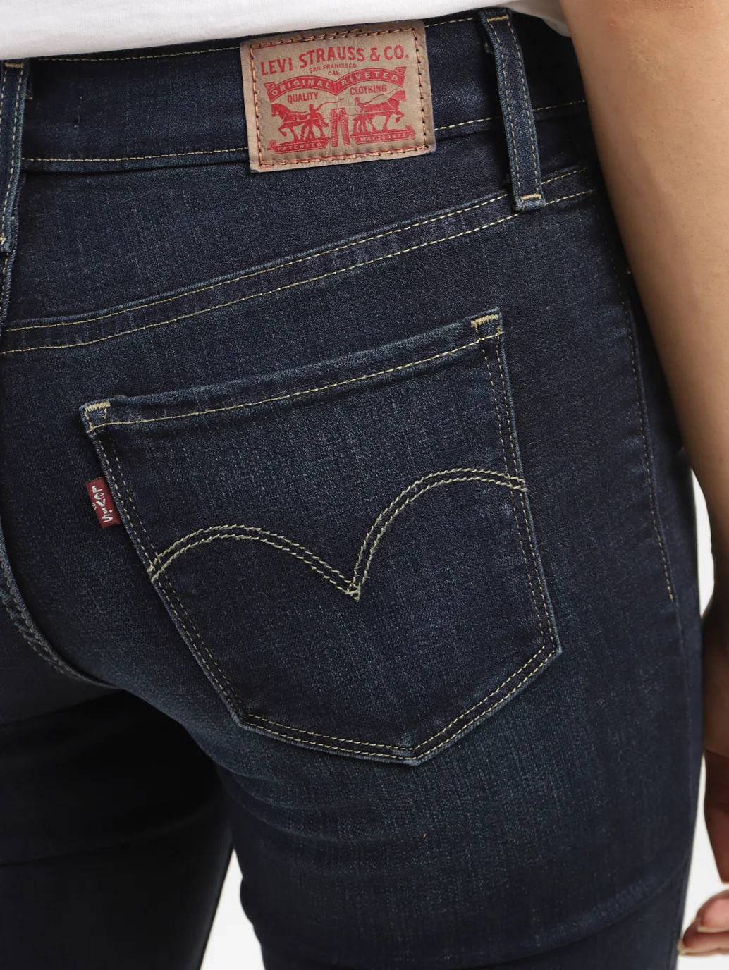 Women's 315 Blue Flared Fit High Rise Jeans - Image 5