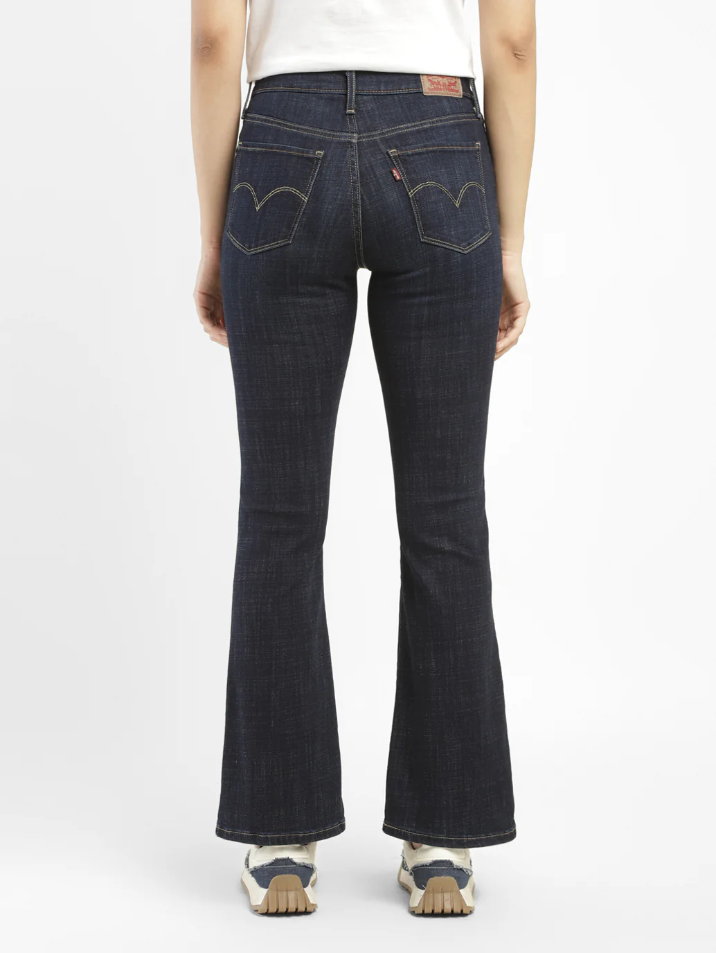 Women's 315 Blue Flared Fit High Rise Jeans - Image 3