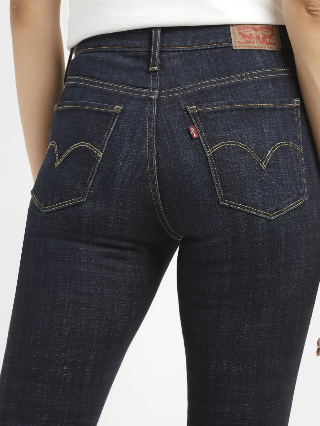 Women's 315 Blue Flared Fit High Rise Jeans - Image 6