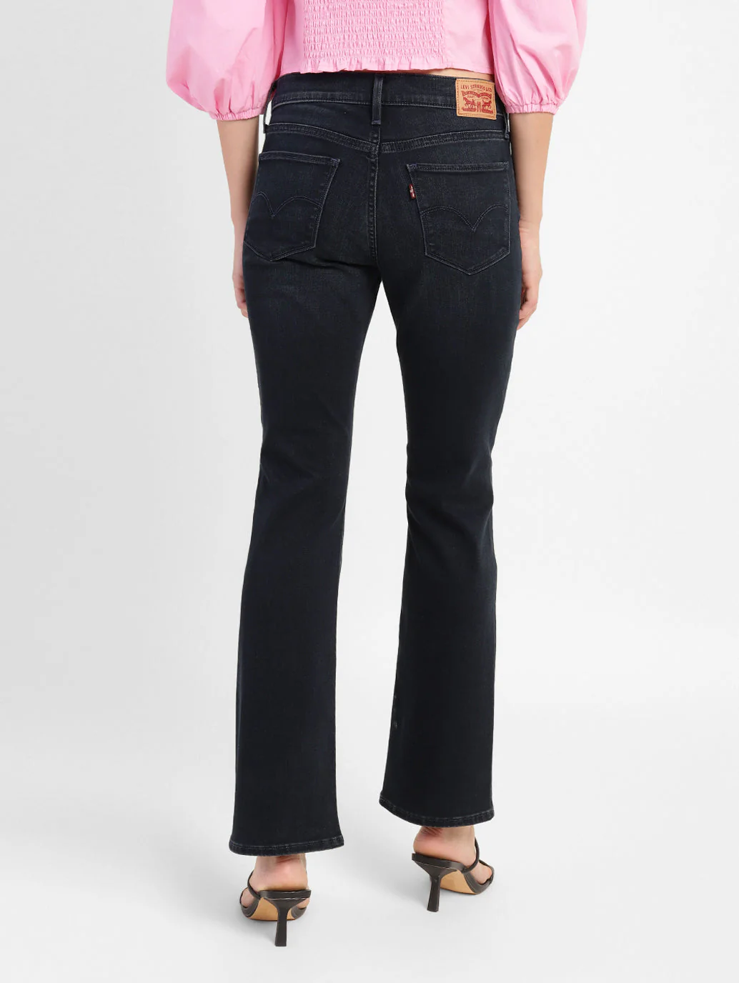 Women's 315 Blue Flared Fit High Rise Jeans - Image 3