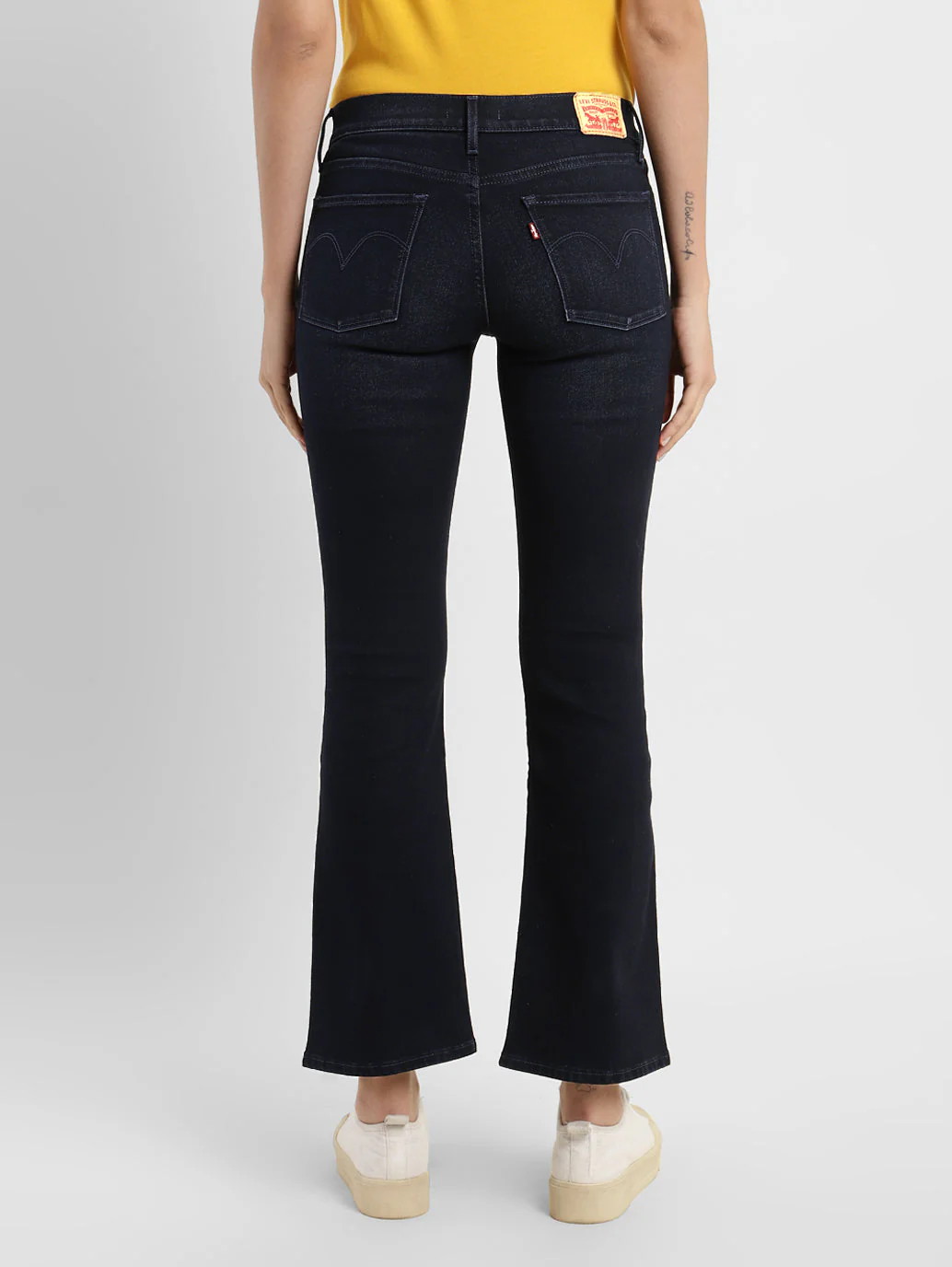 Women's 315 Blue Flared Fit High Rise Jeans - Image 3