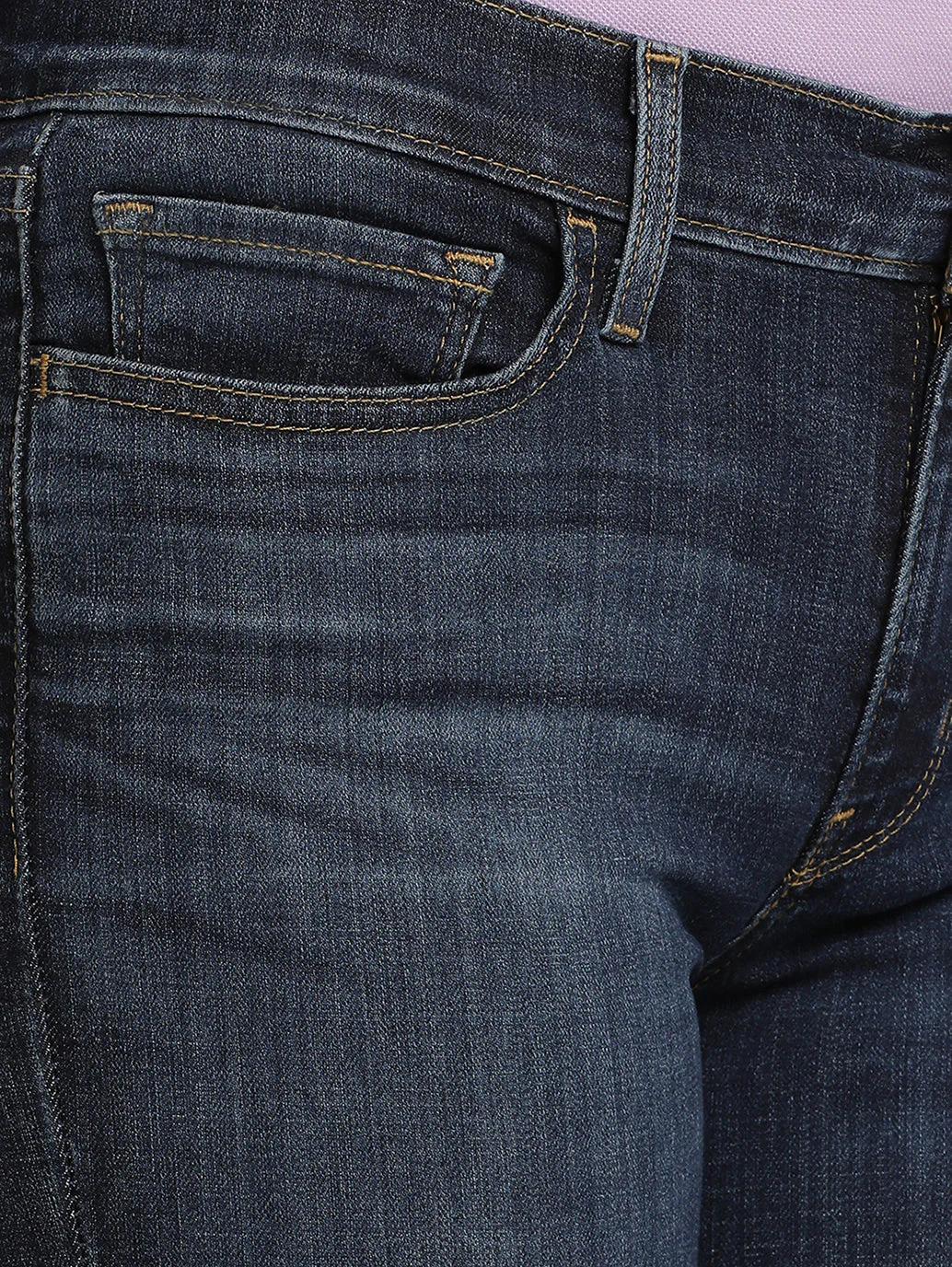 Women's 710 Blue Skinny Fit Mid Rise Jeans - Image 6