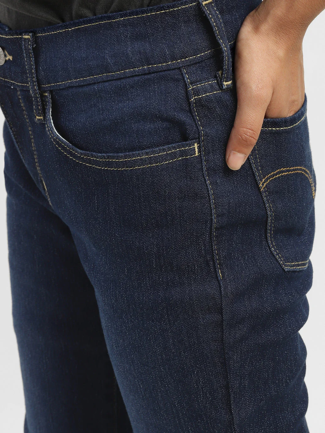 Women's 710 Blue Skinny Fit Mid Rise Jeans - Image 4