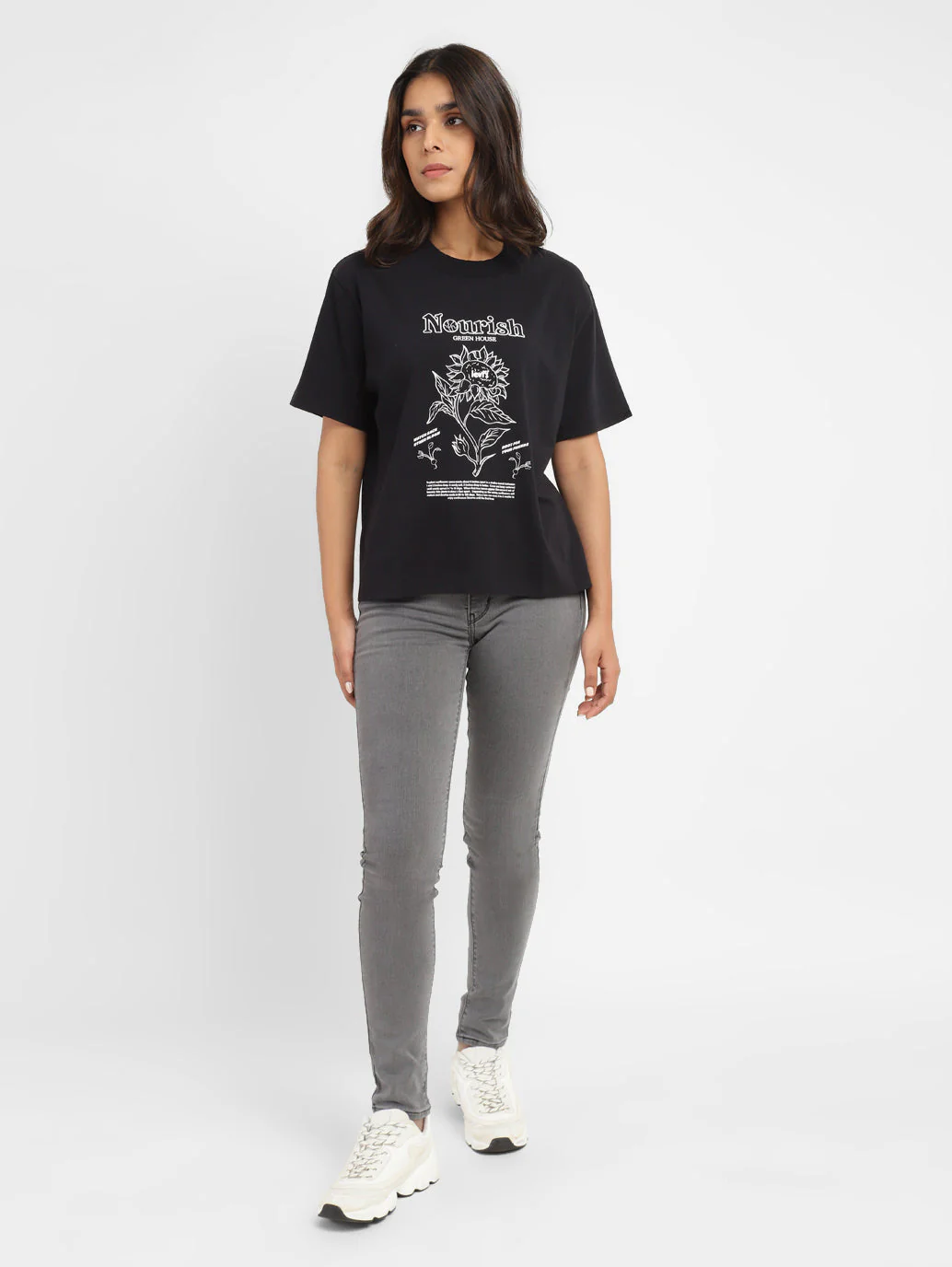 Women's 711 Grey Skinny Fit Mid Rise Jeans - Image 7