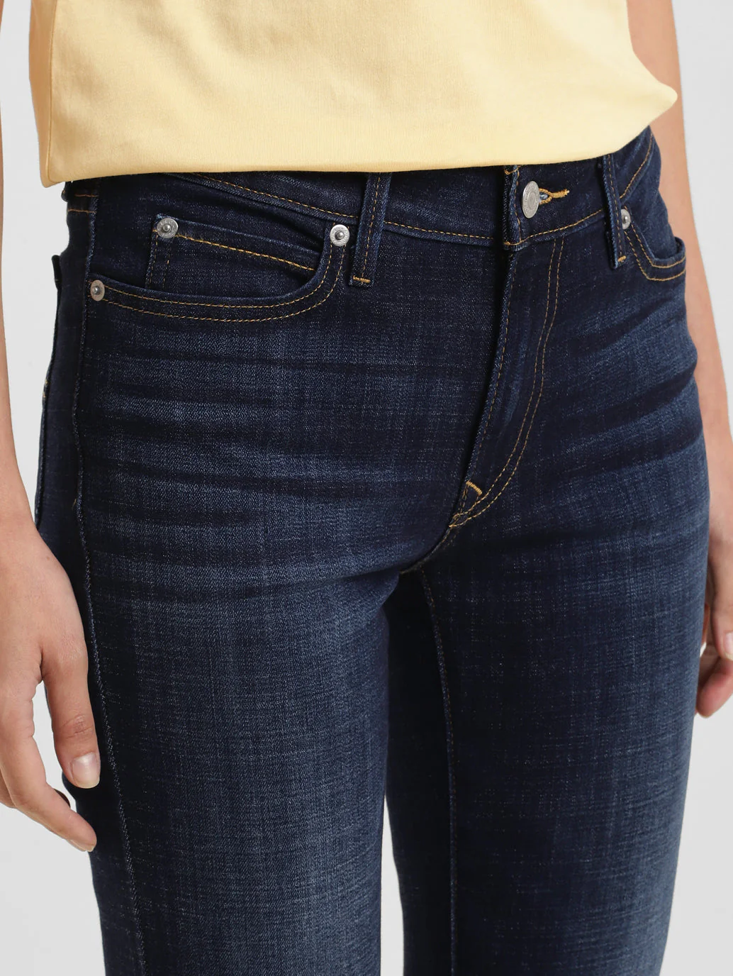 Women's 711 Blue Skinny Fit Mid Rise Jeans - Image 5